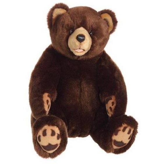 Peluche Ours Grizzly Assis Brun - Gipsy Toys - 42 Cm - Age Minimum: 10 Mois - Dimensions: 330x280x430 Cm Marron