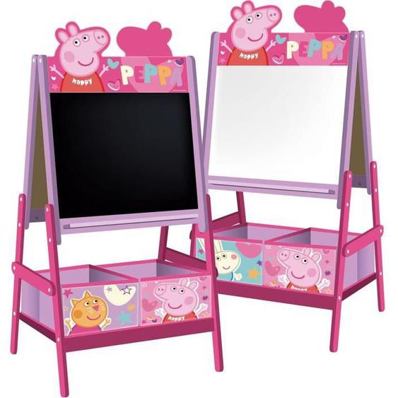 PEPPA PIG - Chevalet en bois double face 54x45x117cm