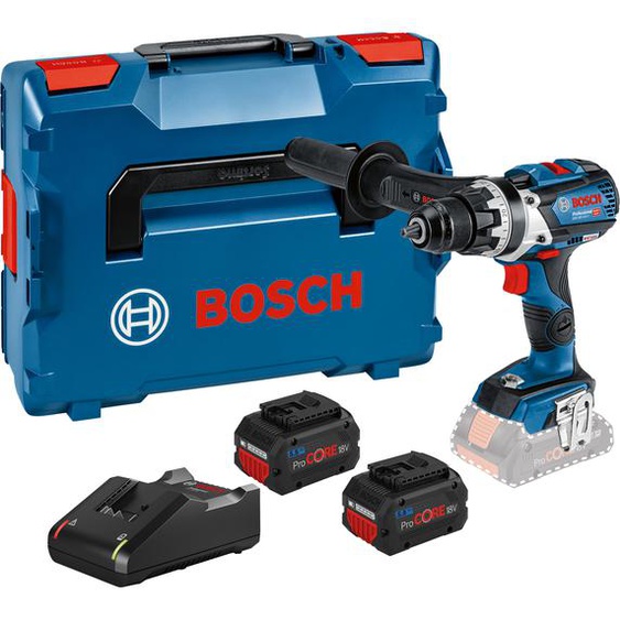 Perceuse-visseuse 18V GSR 18V-110 C + 2 batteries 5,5Ah + chargeur + L-Boxx - BOSCH - 06019G0105