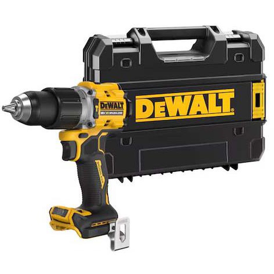 Perceuse-visseuse à percussion 18V Brushless (sans batterie ni chargeur) + coffret T-STAK - DEWALT - DCD805NT