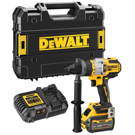 Perceuse-visseuse à percussion 18V Premium XRP Advantage + batterie 6Ah + chargeur + coffret T-STAK - DEWALT - DCD999T1-QW