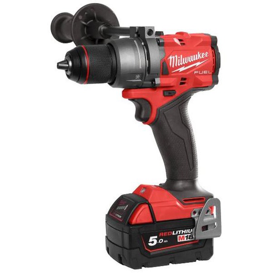 Perceuse-visseuse à percussion FUEL M18 18V FPD3-502X + 2 batteries 5Ah + chargeur rapide + HD BOX - MILWAUKEE TOOL - 4933479860