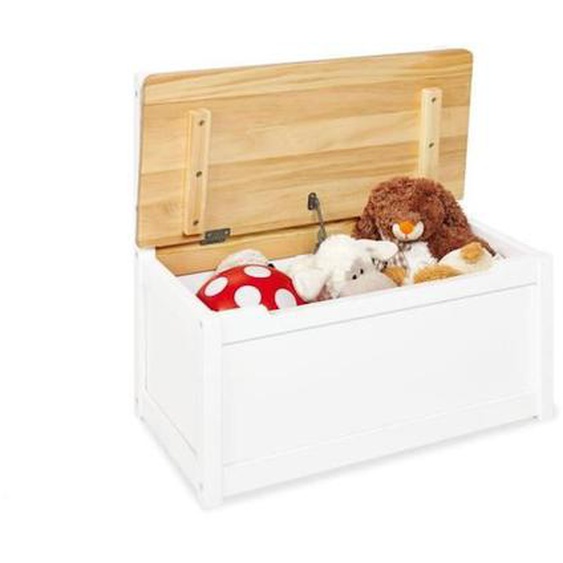 Pinolino Banc De Rangement Pour Enfants Fenna Blanc Blanc