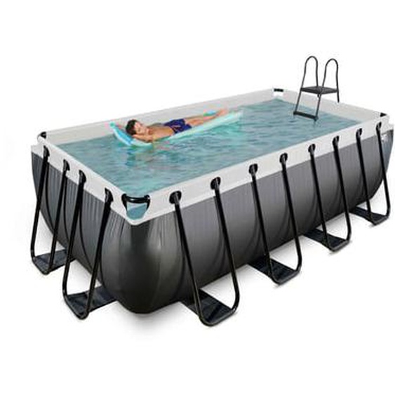 Piscine hors sol  marron 400 x 200 x 122 cm avec pompe filtranteEXIT