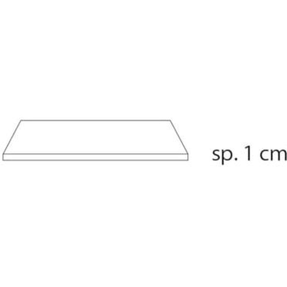 Plateau carré de la table de piano 90 x 90 cm - blanc pur