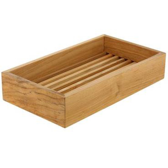 Plateau de rangement teck