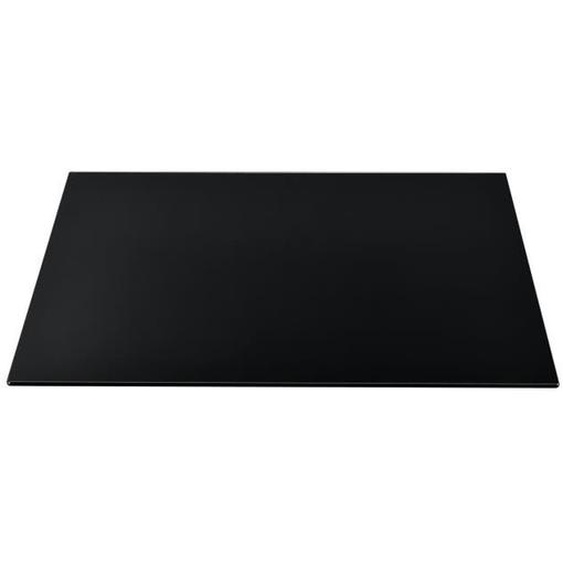 Plateau de table en verre ESG - Noir - Rectangulaire - Classique - Intemporel - 100 cm