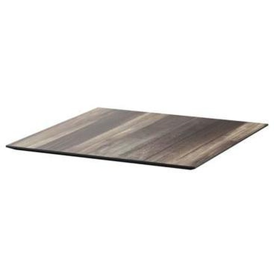 Plateau de table HPLV 70x70cm - VEBA - Aspect bois - Carré - Contemporain - Design