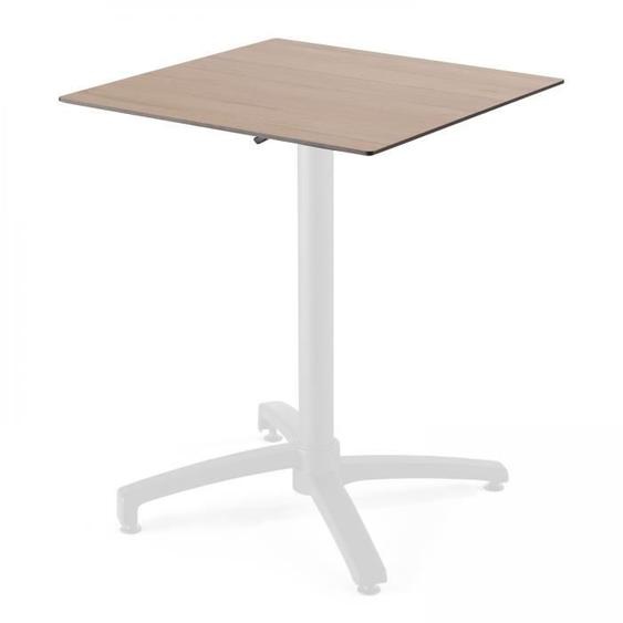 Plateau de table stratifié 60x60 cm chene clair