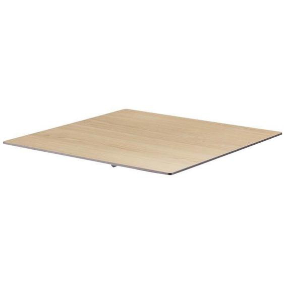 Plateau de table stratifié 60x60 cm chêne naturel