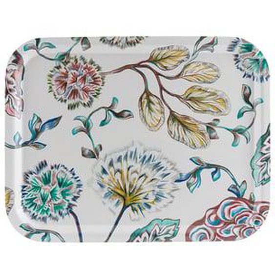 Plateau rectangulaire In Bloom bois mélaminée 36 x 28 cm