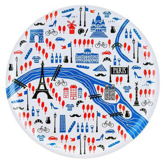 Plateau Rond Paris Diamètre 38 cm