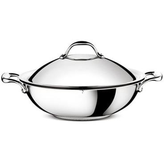 Poêle wok  Ø30 cm  Accademia Lagofusion inox  + couvercle