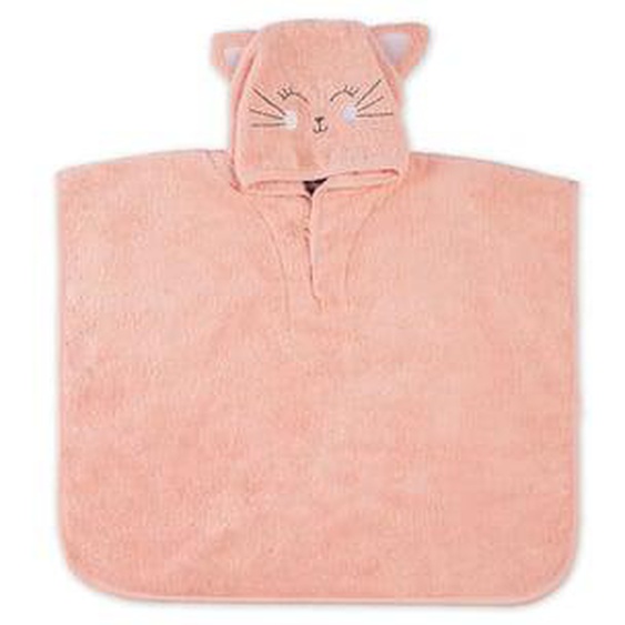 Poncho pur coton Petit chat