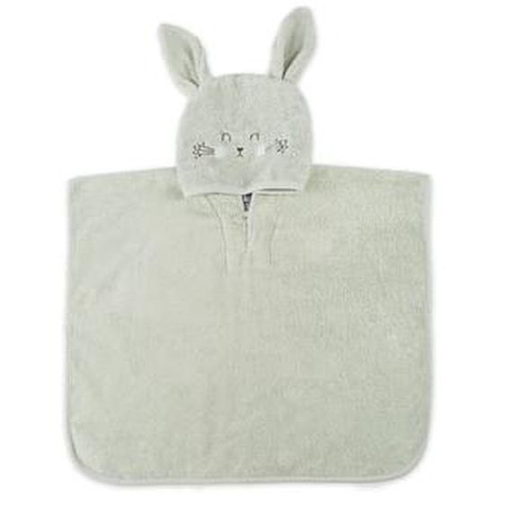 Poncho pur coton Petit lapin