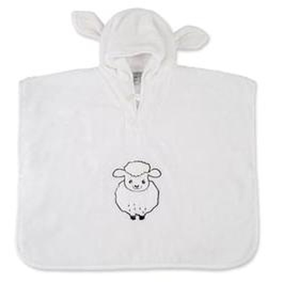 Poncho pur coton Petit mouton