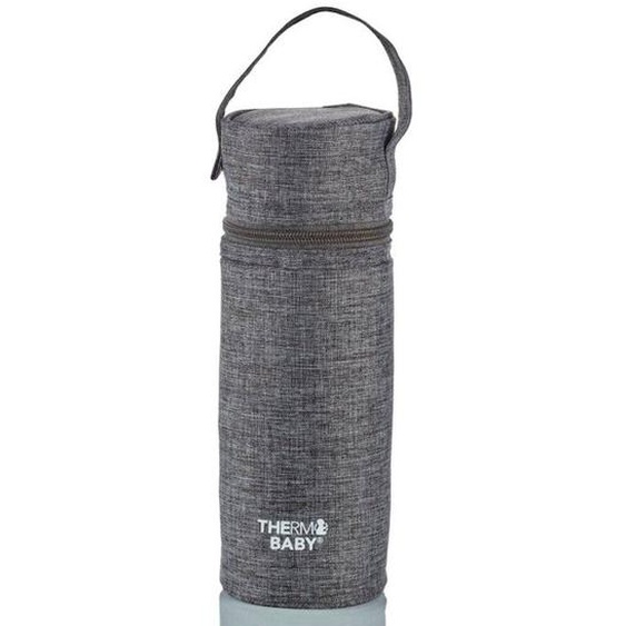 Porte Biberon Thermobaby - Isotherme - Gris Chiné Gris