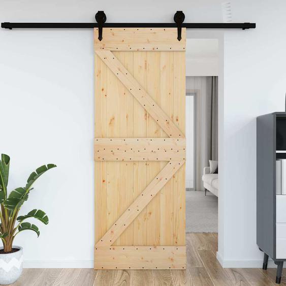 Porte NARVIK 85x210 cm bois massif de pin