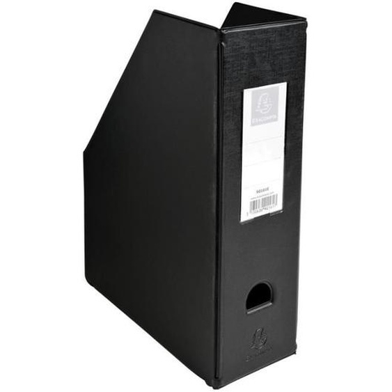 Porte revue Dos 100mm PVC Noir