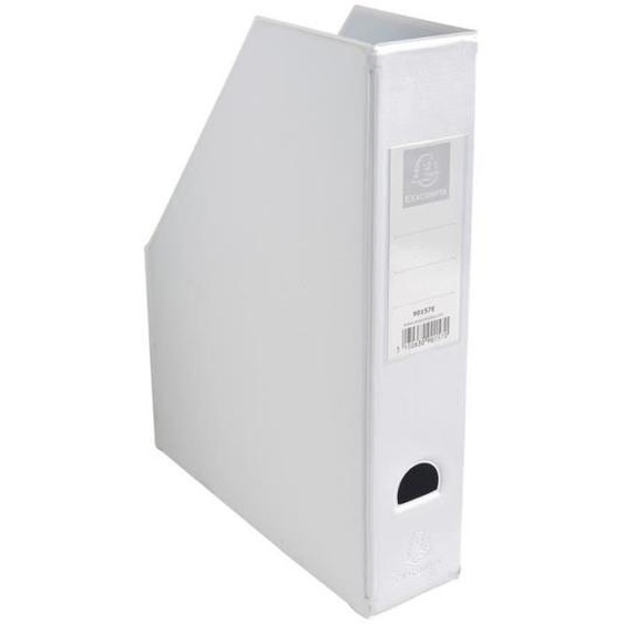 Porte revue Dos 70mm PVC Blanc