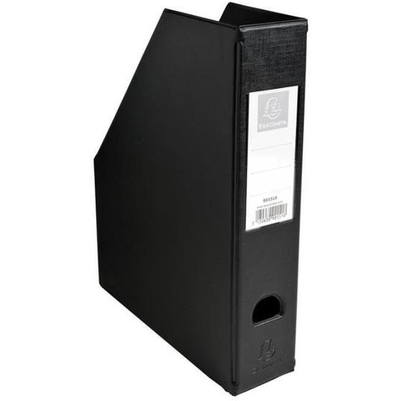 Porte revue Dos 70mm PVC Noir