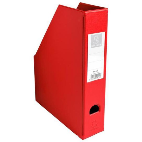 Porte revue Dos 70mm PVC Rouge