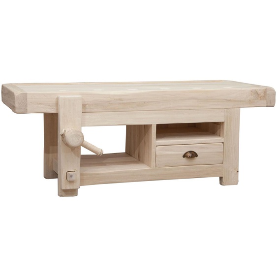 Porte Tv En Bois Massif Finition Naturelle L120xpr65xh45