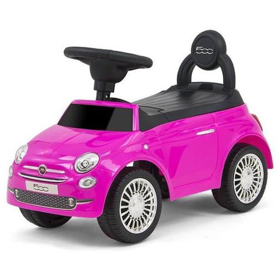 Porteur Pour Bébé Milly Mally Fiat 500 Rose - Jouet Premier Âge Pour Léquilibre Et La Coordination - 12-36 Mois Rose