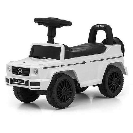 Porteur Pour Enfant Mercedes G350d S Blanc - Milly Mally - 4 Roues - Charge 25 Kg Blanc