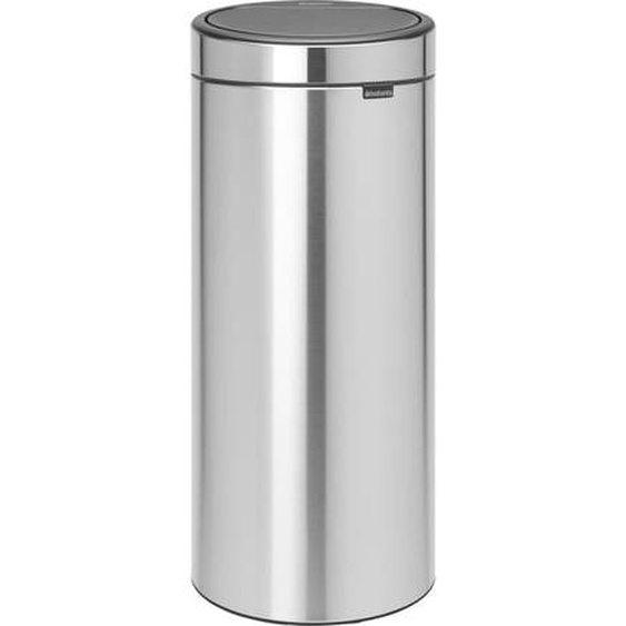 Poubelle à ouverture facile TOUCH BIN NEW inox 30L