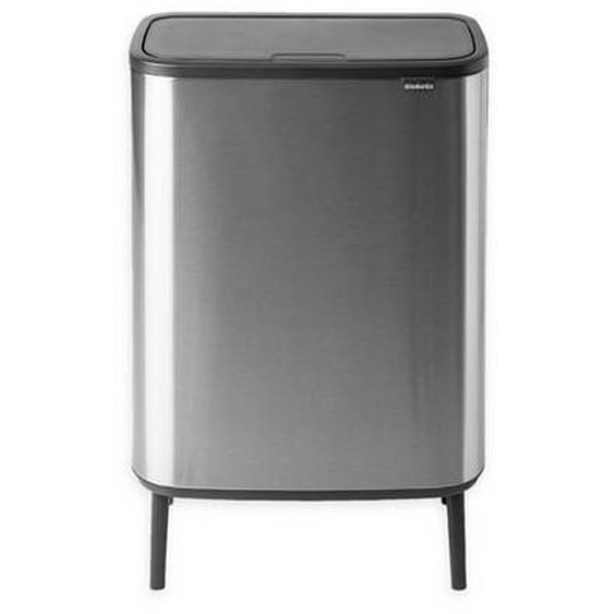 Poubelle Bo Touch Bin Hi acier mat 54,5 x 31,2 x 81,5