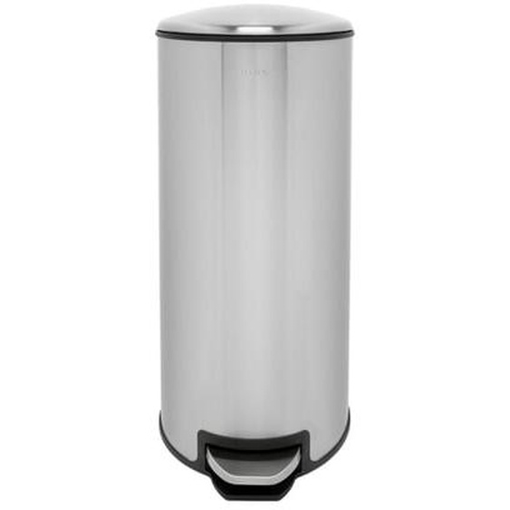 Poubelle manuelle ESSENTIELB ronde 30L inox à pédale