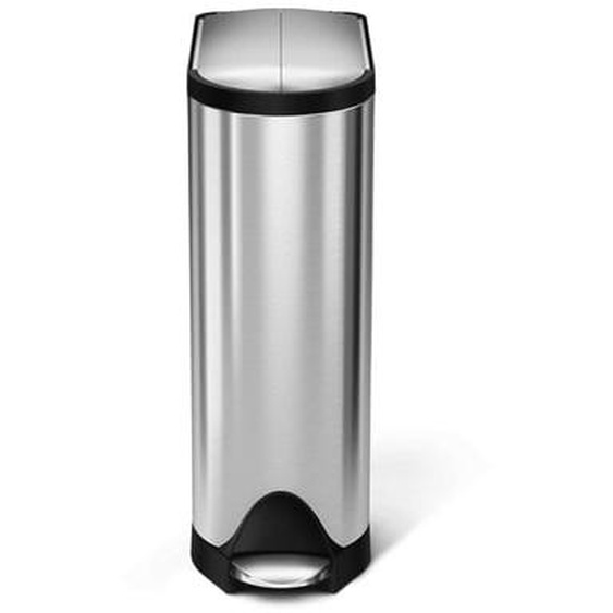 Poubelle Papillon pédale inox 18 l