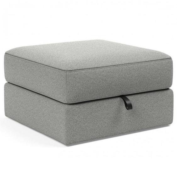 Pouf coffre  75x75cm ILB 402 tissu Mahoga Dove Grey