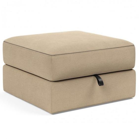 Pouf coffre  75x75cm ILB 402 tissu Yogia Ginger