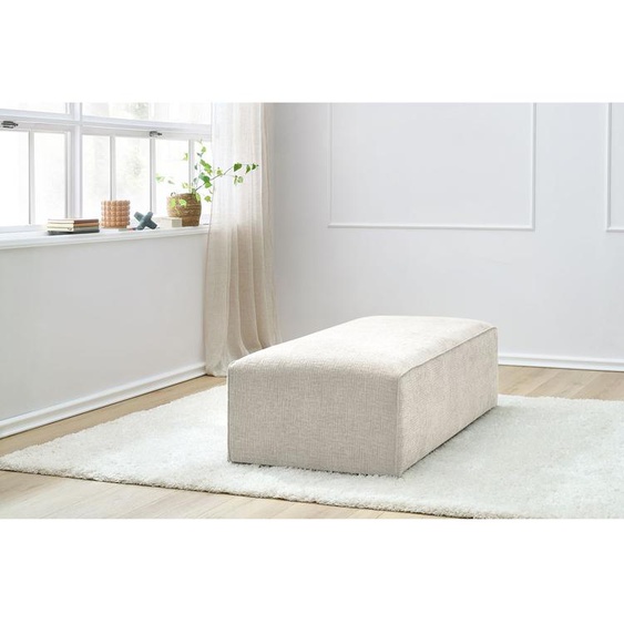 Bobochic - Pouf pour canapé modulable MEGEVE tissu texturé