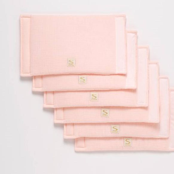 Protections De Barreaux De Lit En Coton Rose Pétale Rose