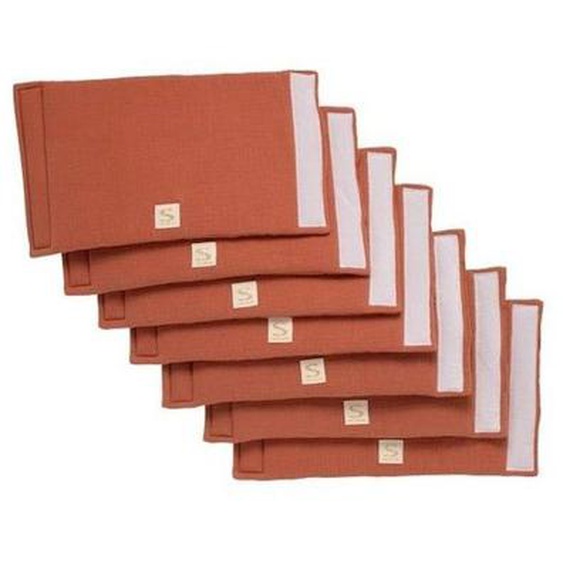 Protections De Barreaux De Lit En Coton Rouge