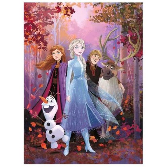 Puzzle 150 P Xxl - La Reine Des Neiges 2 - Ravensburger - 100-200 Pièces - Dessins Animés Et Bd - Enfant - Bleu Bleu