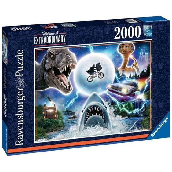 Puzzle 2000 Pièces Les Films Cultes Duniversal - Ravensburger - Cinéma - Adulte - Multicolore Bleu