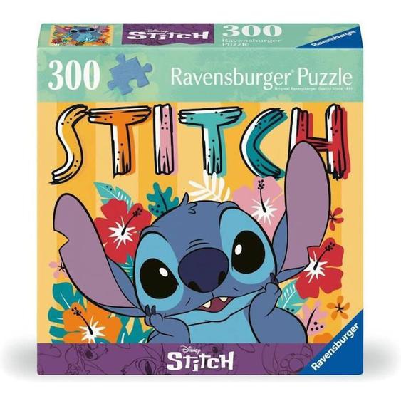 Puzzle 300 Pièces Stitch, Adultes Et Enfants Dès 8 Ans, Puzzle De Qualité Supérieure, Disney, 13399, Ravensburger Bleu