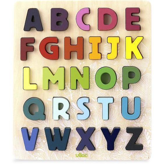 Puzzle Abc Alphabet À Encastrer - Vilac - Sous La Canopée - Enfant - 18 Mois Et Plus Beige