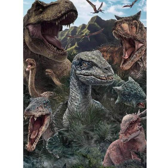 Puzzle - Nathan - Jurassic World 3 - Animaux - 150 Pièces - Mixte Marron