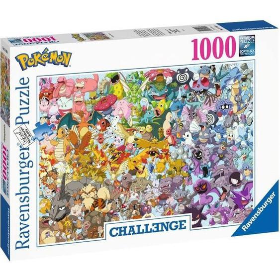 Puzzle Pokémon 1000 Pièces - Ravensburger - Dessins Animés Et Bd - Jaune - Pour Les Puzzleurs Entraînés Jaune