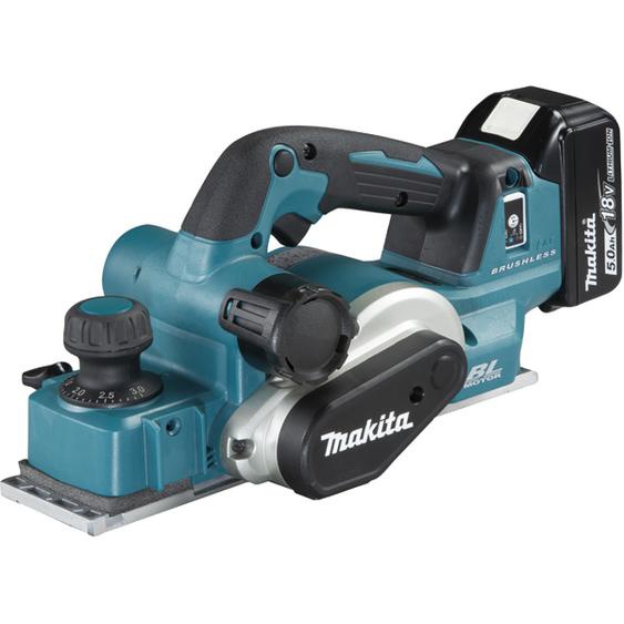 Rabot 18V + 2 batteries 5Ah + chargeur en coffret MAKPAC - MAKITA - DKP181RTJ