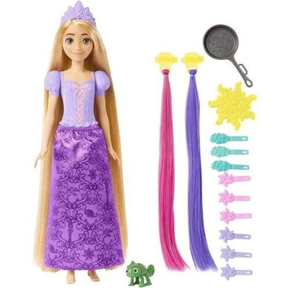 Raiponce Chevelure Conte De Fées Mattel Poupée Disney Princesses Hlw18 Violet