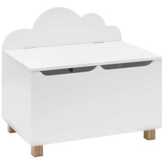 Rebecca Mobili Meuble à Jouets Banc en MDF Blanc pour Chambre dEnfant