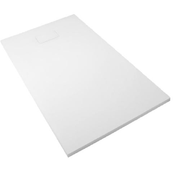 Receveur ONYX 1200x700mm extra plat blanc adapté PMR - AKW - 12824WH-CH