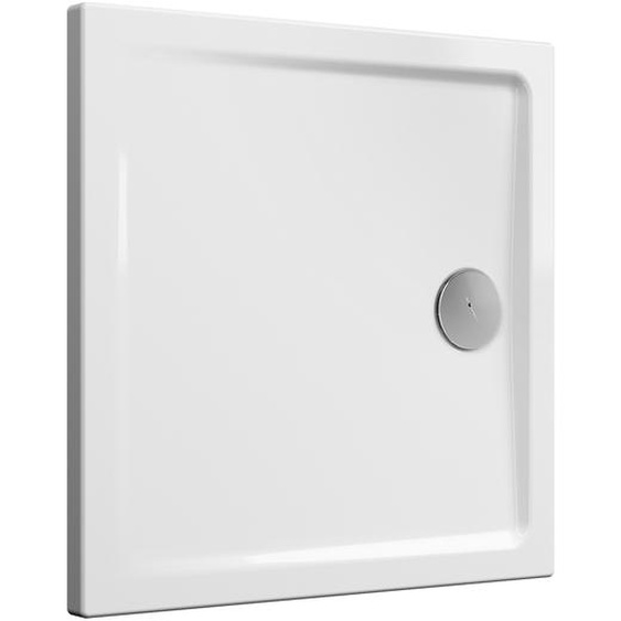 Receveur ultra-plat à poser ou à encastrer PMR CASCADE 80x80x4 - VITRA - 5761L003M0578