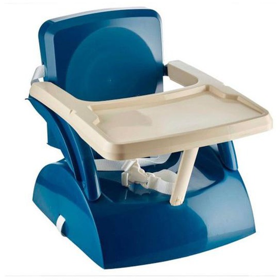 Rehausseur De Chaise Enfant 2 En 1 Thermobaby Yeehop - Harnais Sécurité 3 Points - Tablette Amovible - Bleu Océan Bleu